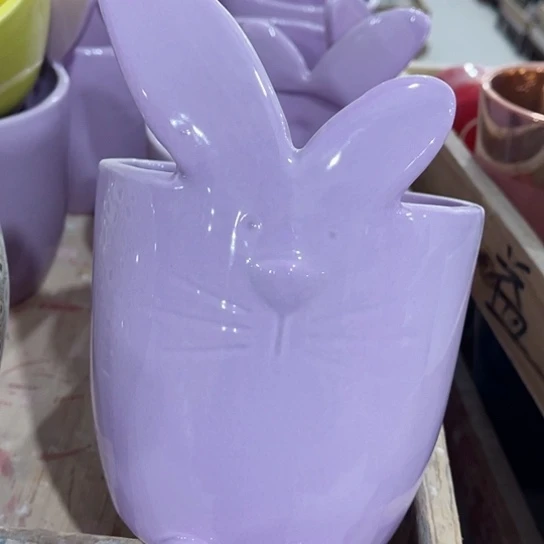 多肉绿植陶瓷花盆9.9包邮，有孔