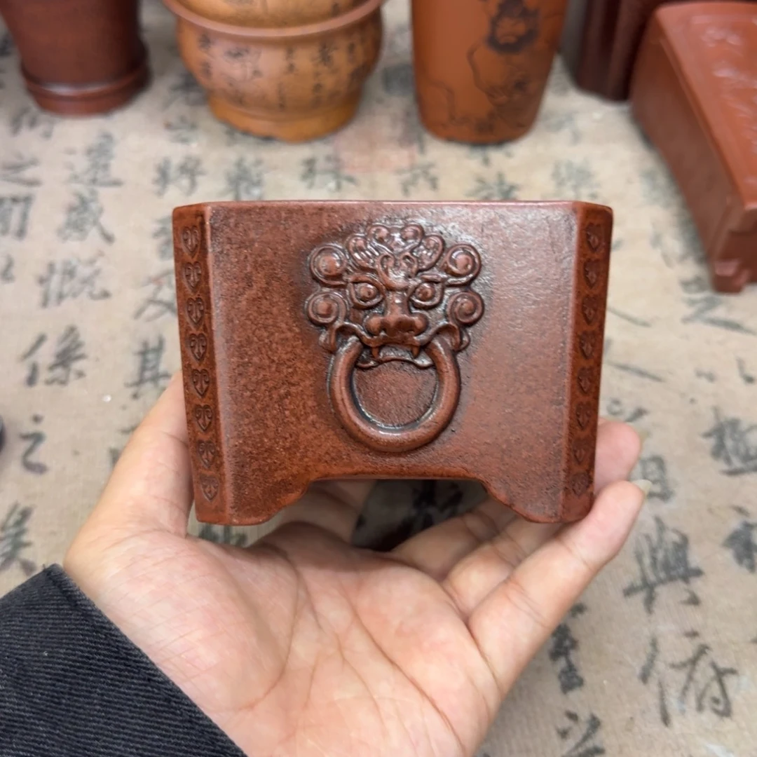 紫砂花盆宜兴紫砂正品10x6