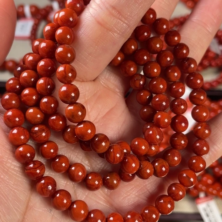 南红玛瑙手链未镶嵌