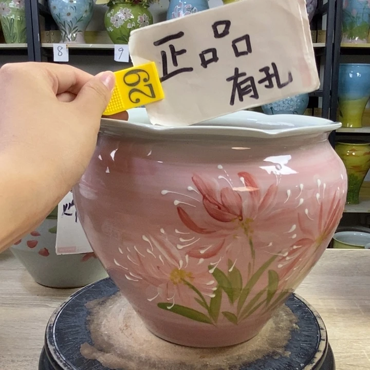 景德镇高温陶瓷花盆