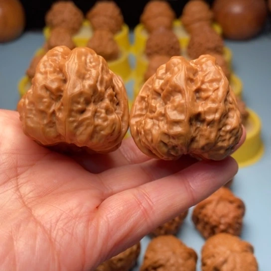 文玩核桃吊坠三角蛙精对 39 43