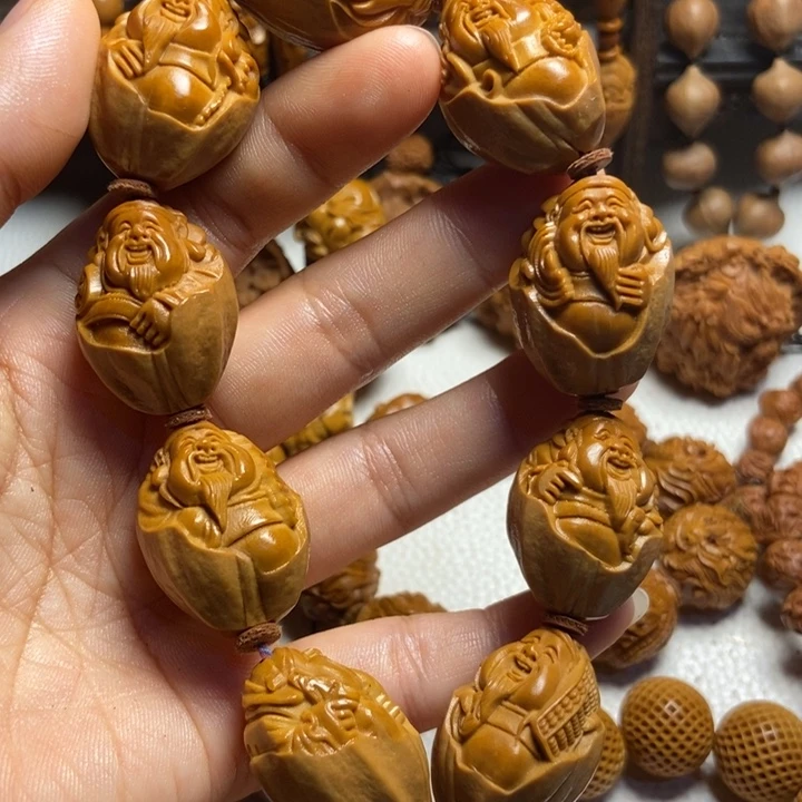 【闪购商品】橄榄核手串/手链包衣财神2.2