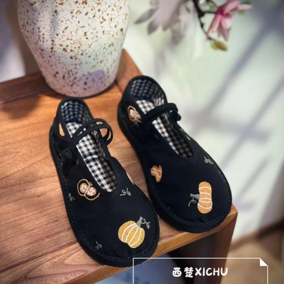 2025春款【小南瓜】西楚XICHU国潮手工千层底布鞋