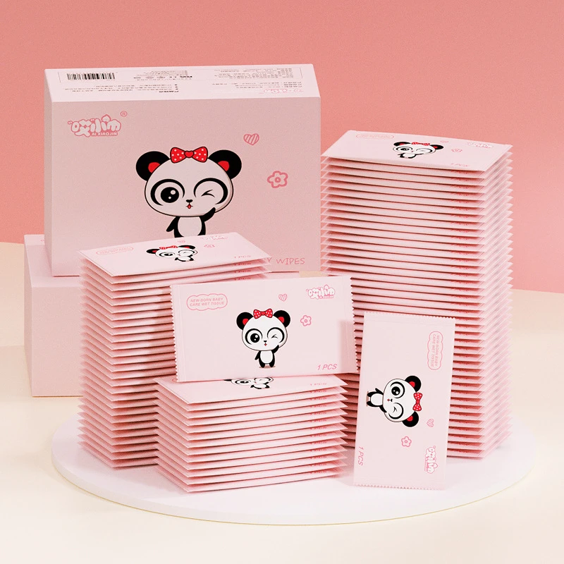 湿巾便携单片小包装手口清洁湿抽取式纸巾一次性湿巾纸巾婴儿用