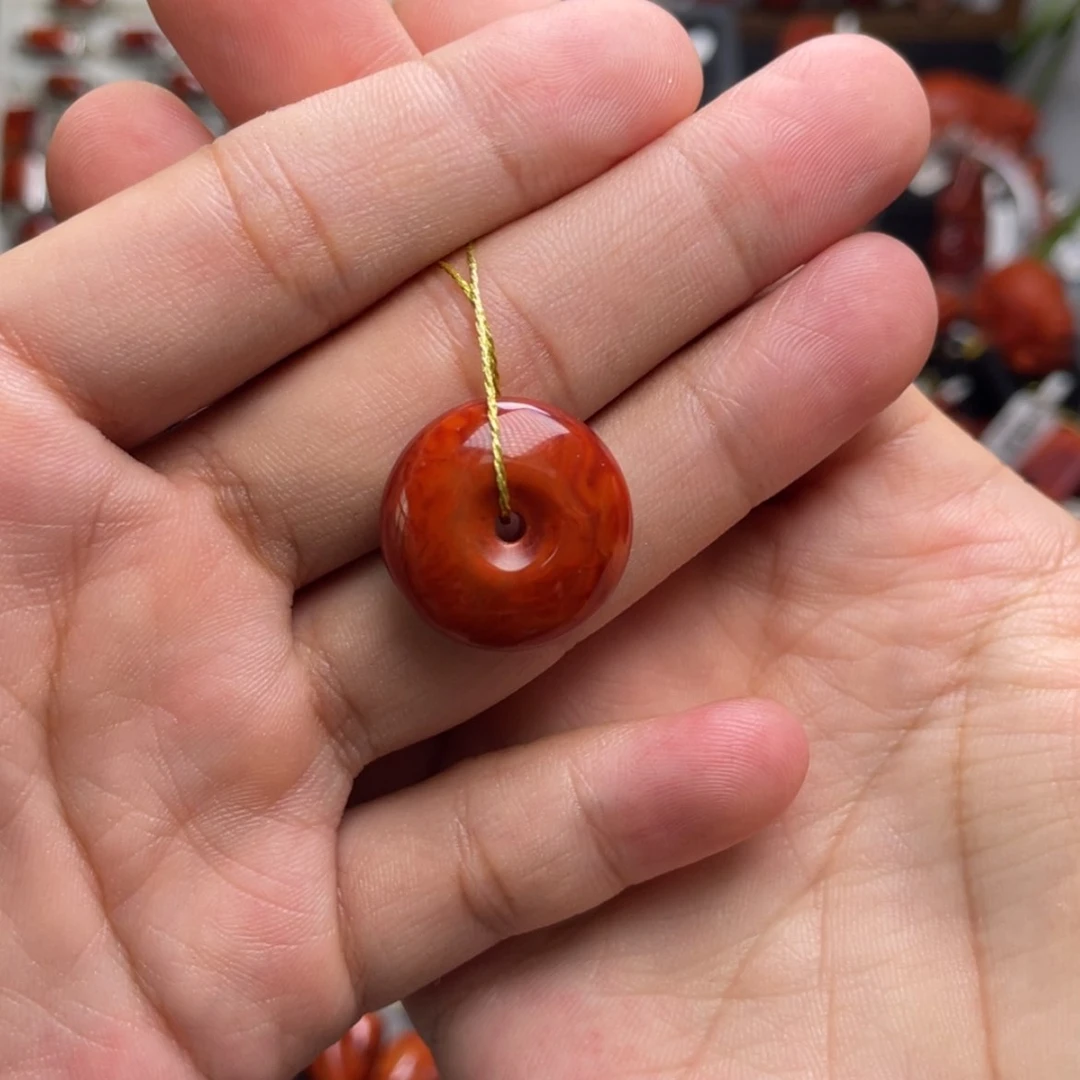 【闪购商品】未镶嵌平安扣南红玛瑙