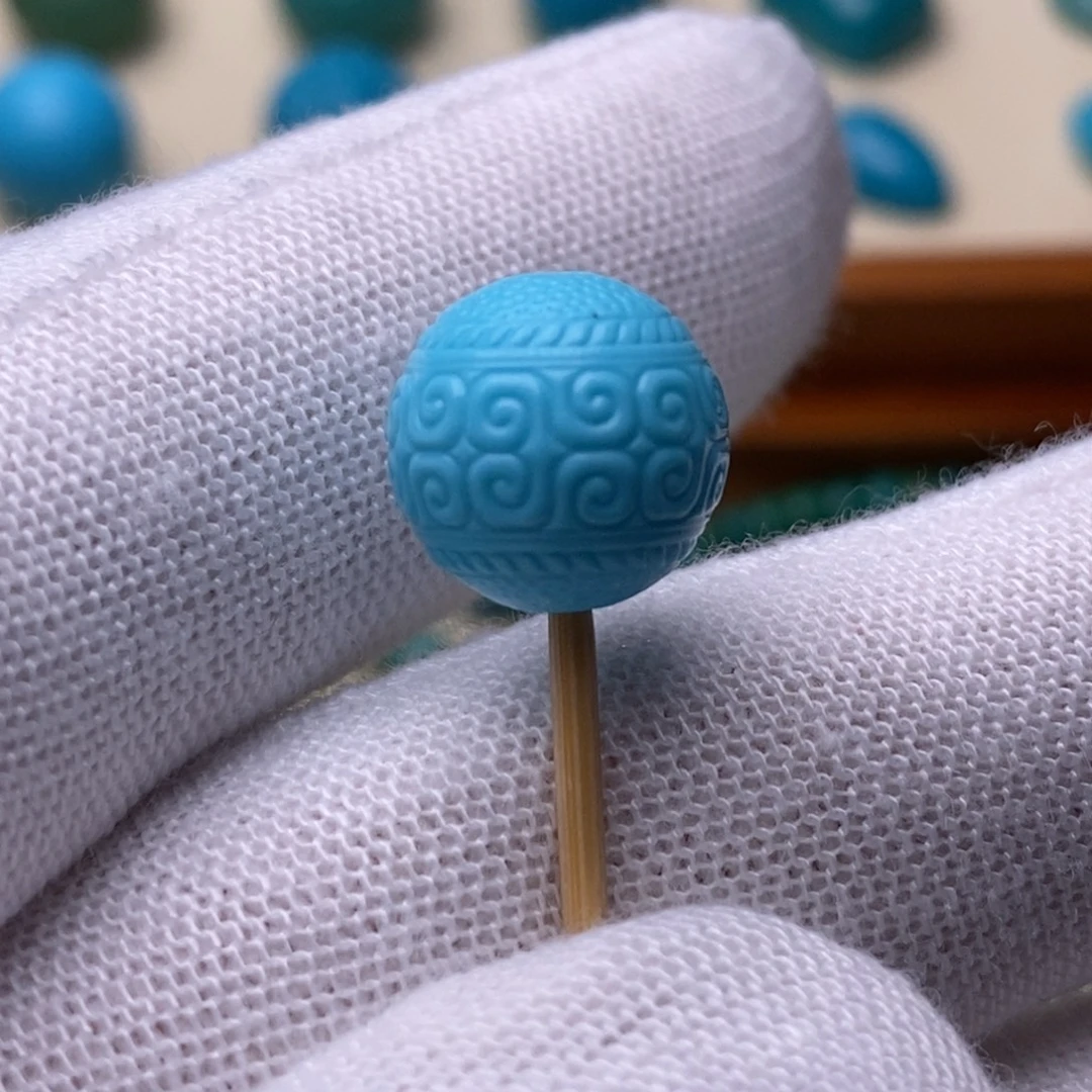 绿松石未镶嵌绿松石回纹11.7