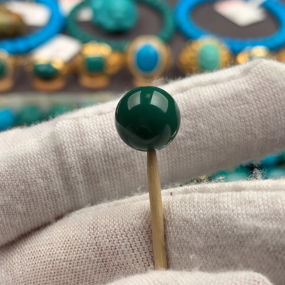 绿松石未镶嵌绿松石10mm