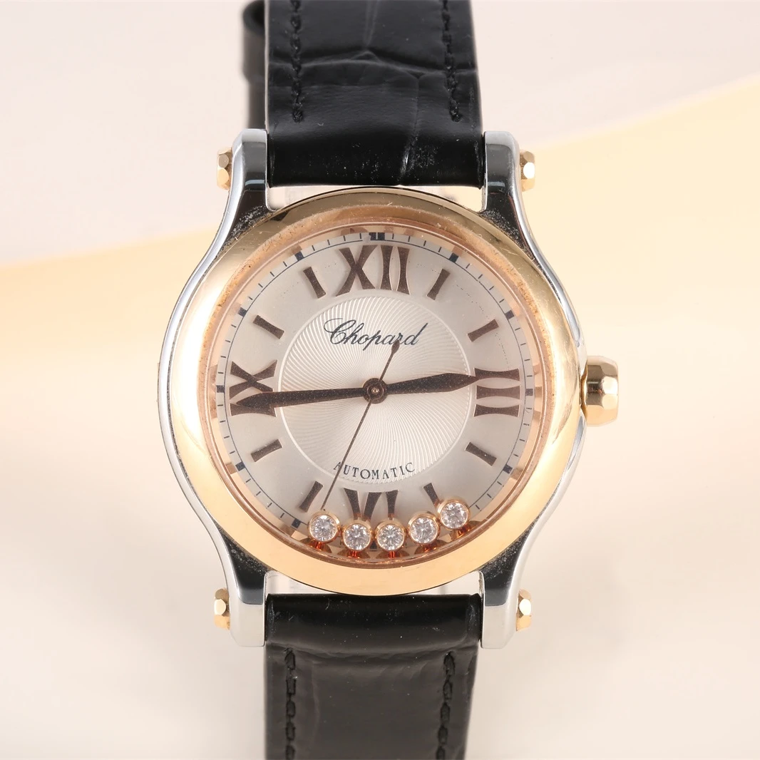 99新 Chopard/萧邦 小花6枫 萧邦HAPPY SPORT系列278573-6013表