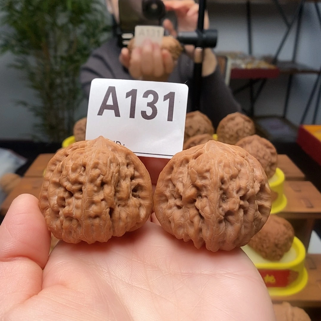 吊坠文玩核桃平谷凹底42