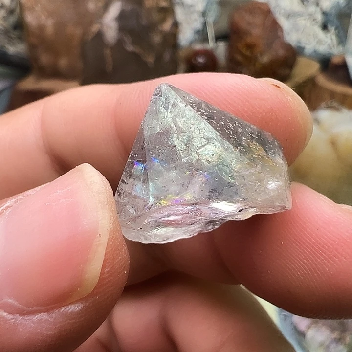 善***行珠宝半成品紫晶未镶嵌