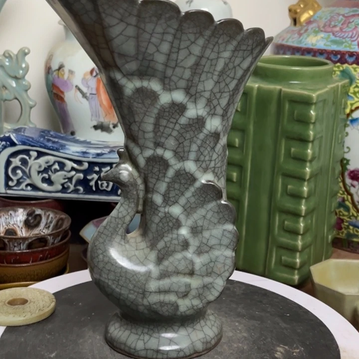 紫砂花瓶瓷器瓷器