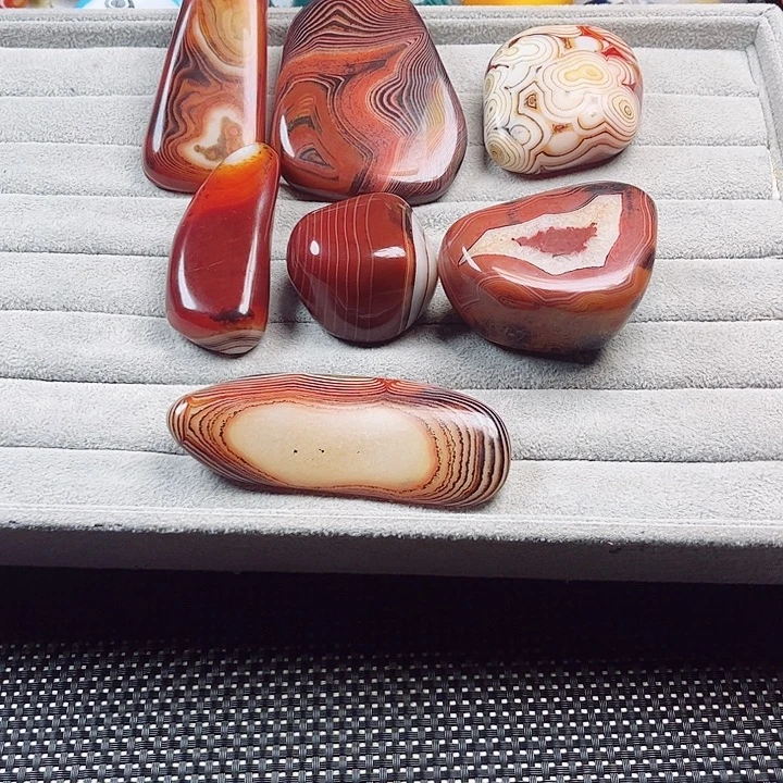 精***神玛瑙/玉髓未镶嵌耳环