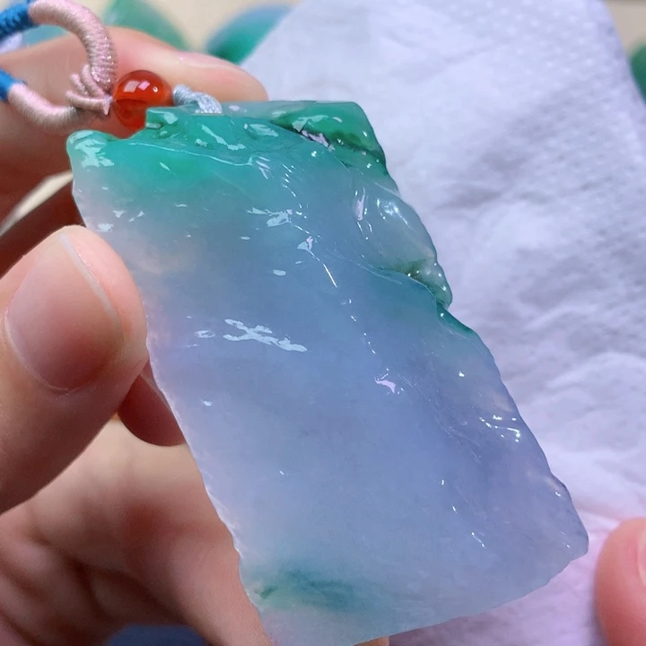 翡翠未镶嵌吊坠(不含链) 3749