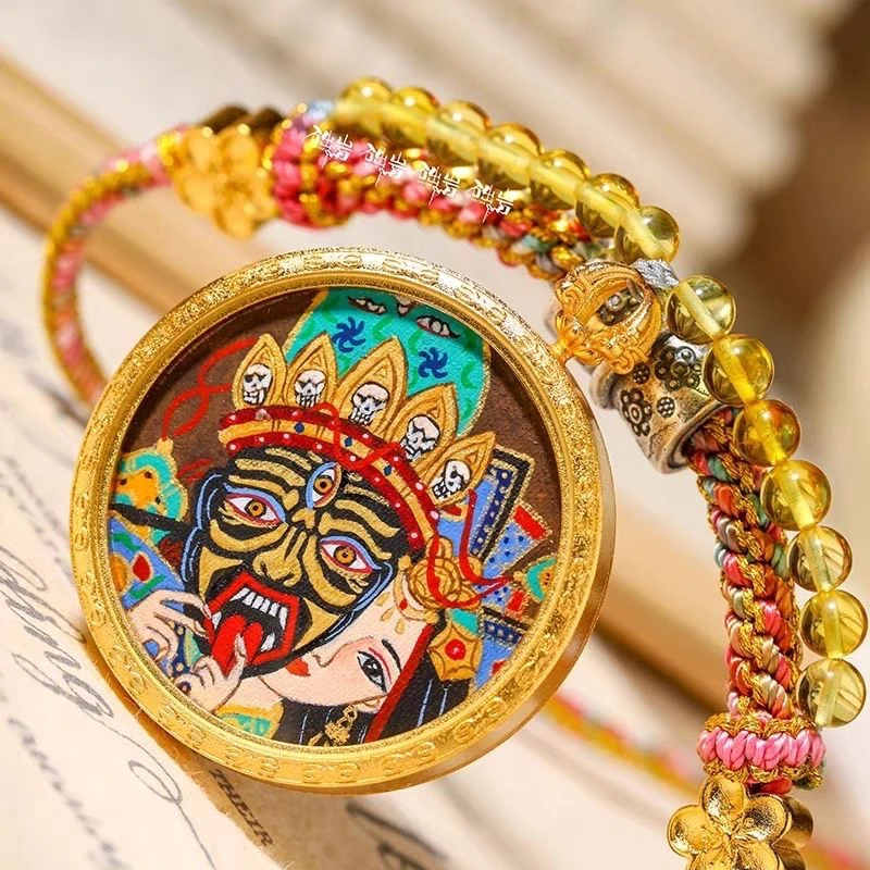 扎基拉姆3.5前世今生纯手绘热贡项链