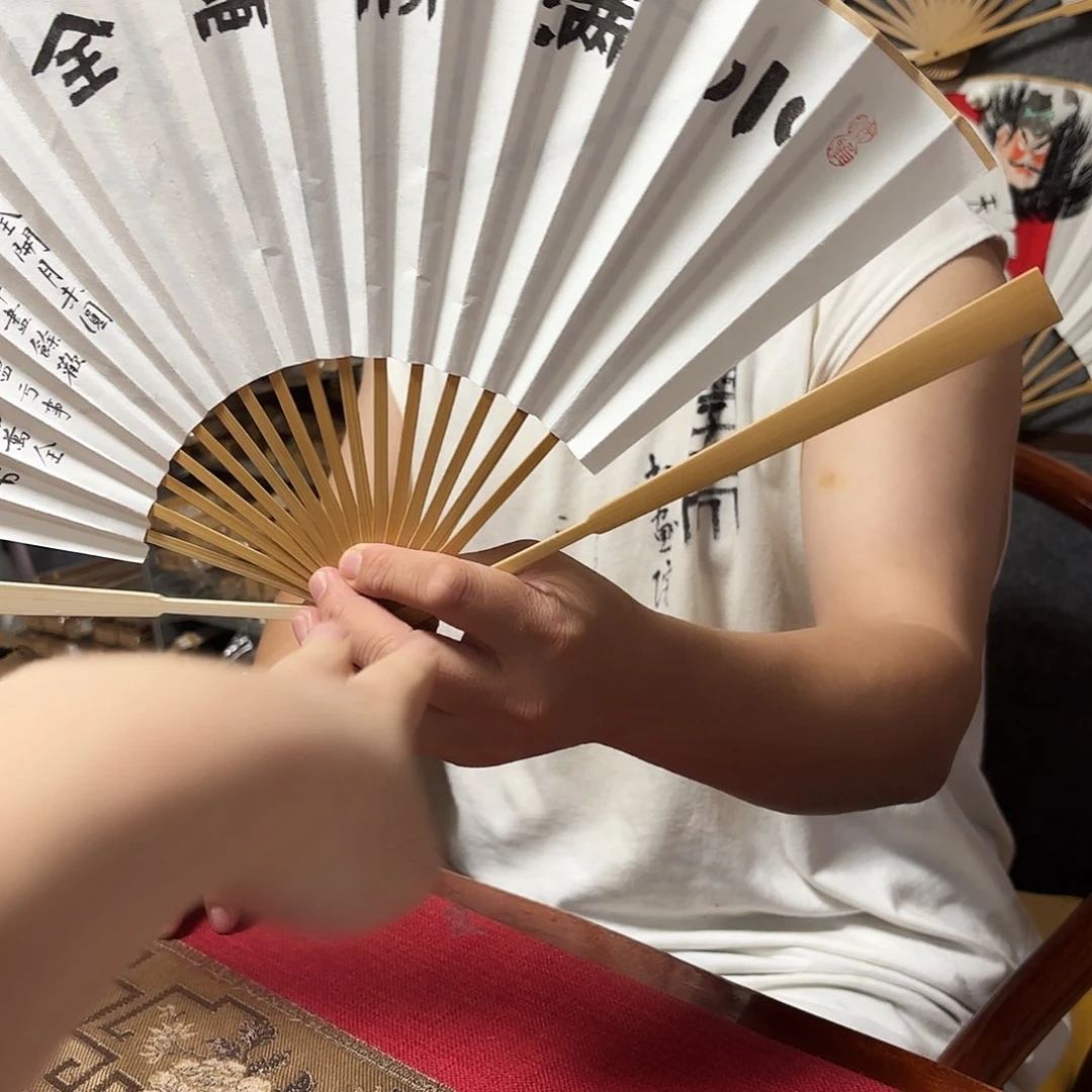 书法手写手绘作品8寸玉竹小满