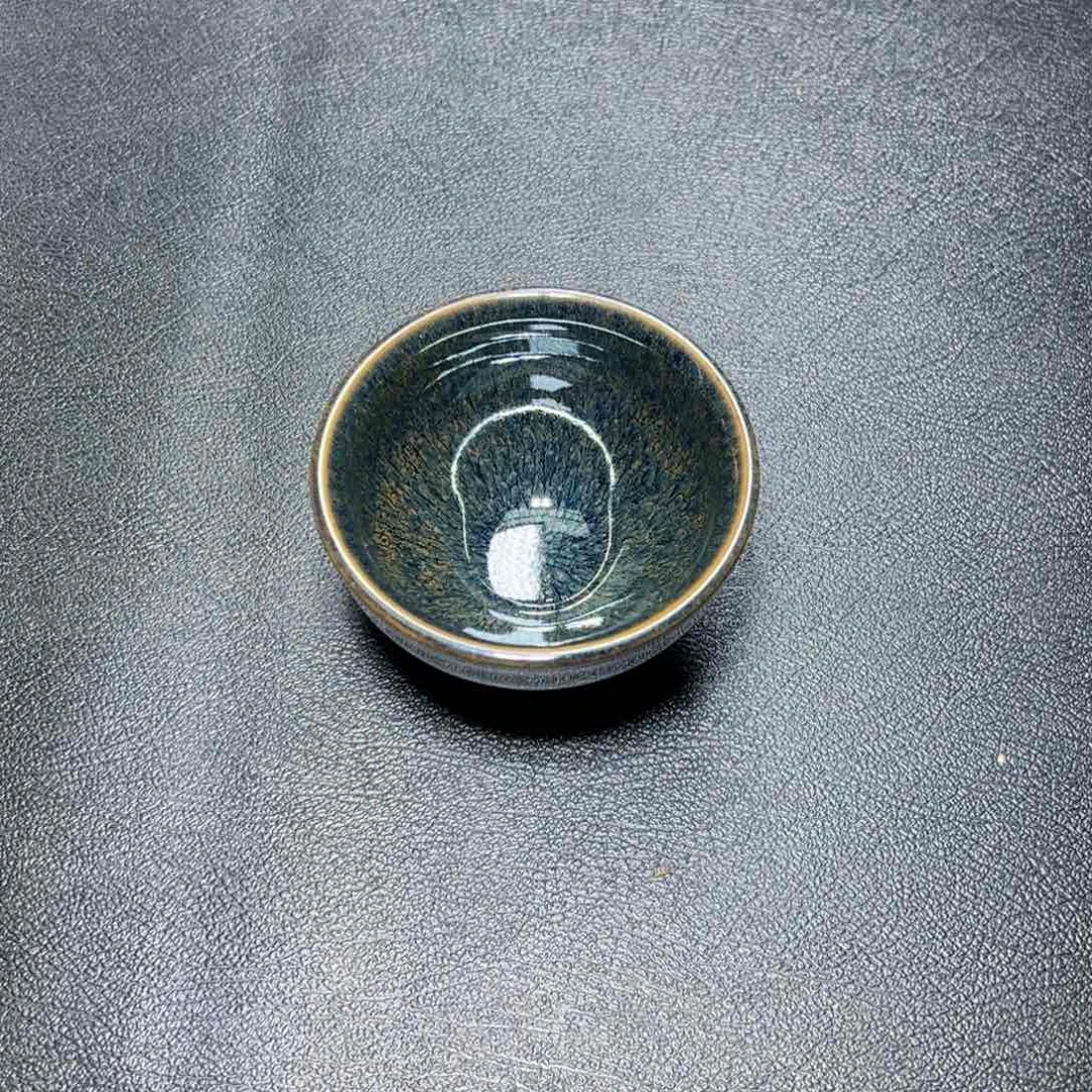 茶盏水墨建窑建盏主人杯