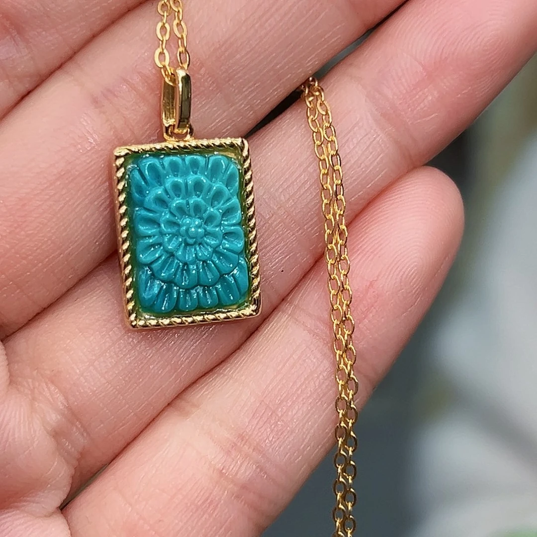 绿松石珠宝奇石未镶嵌