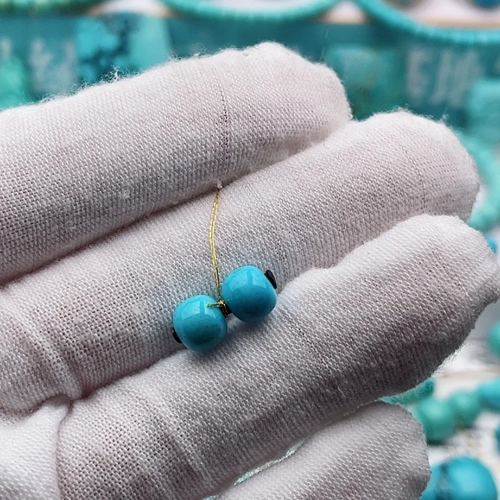 未镶嵌绿松石6.5m m