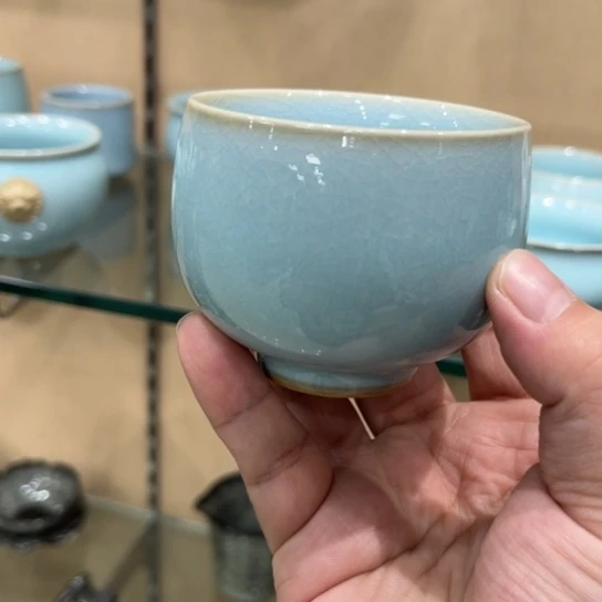 瓷片陶瓷茶具汝瓷茶具