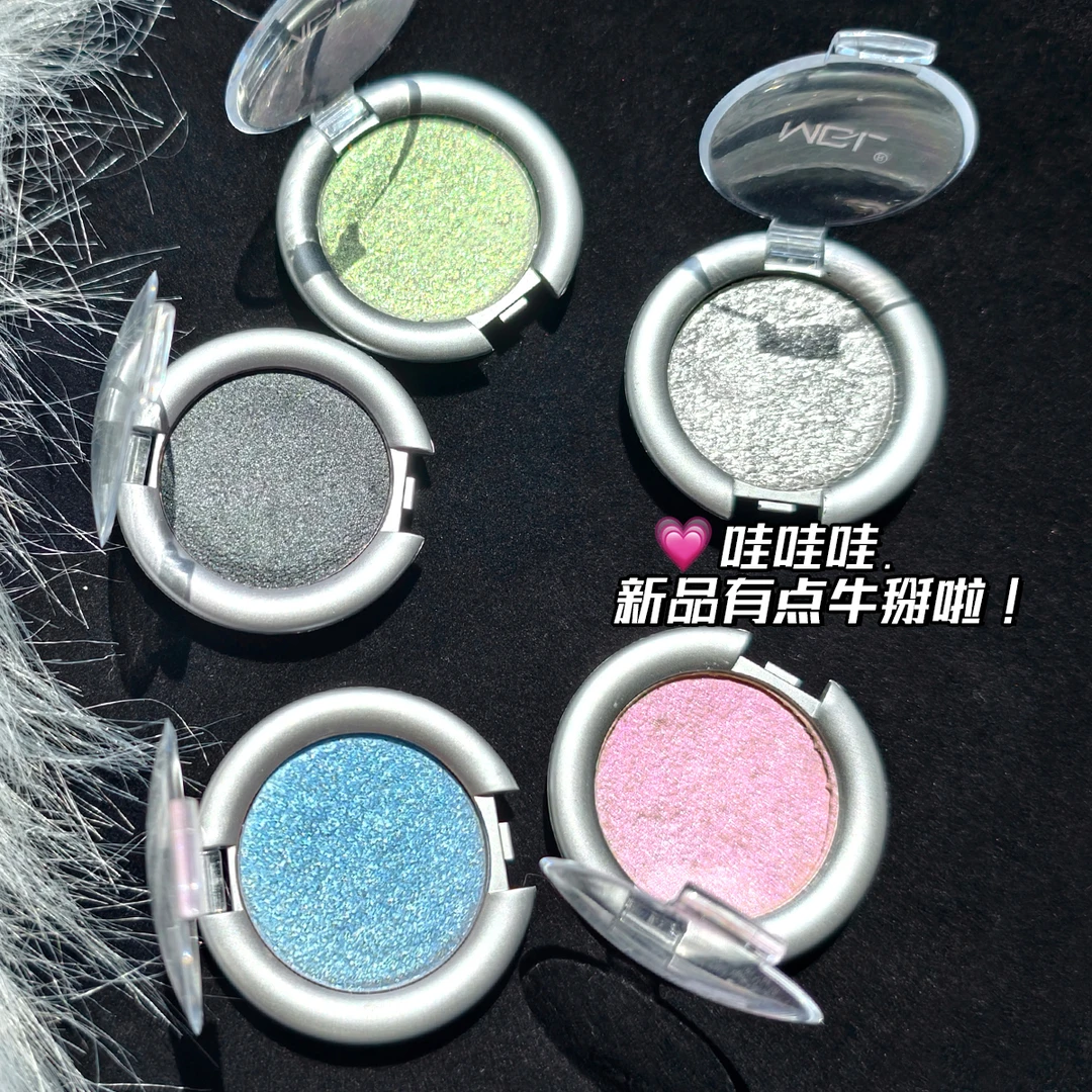 夏日爆闪单色眼影高光爆闪仃賣协南光提亮眼部小烟熏妆学生平价盘