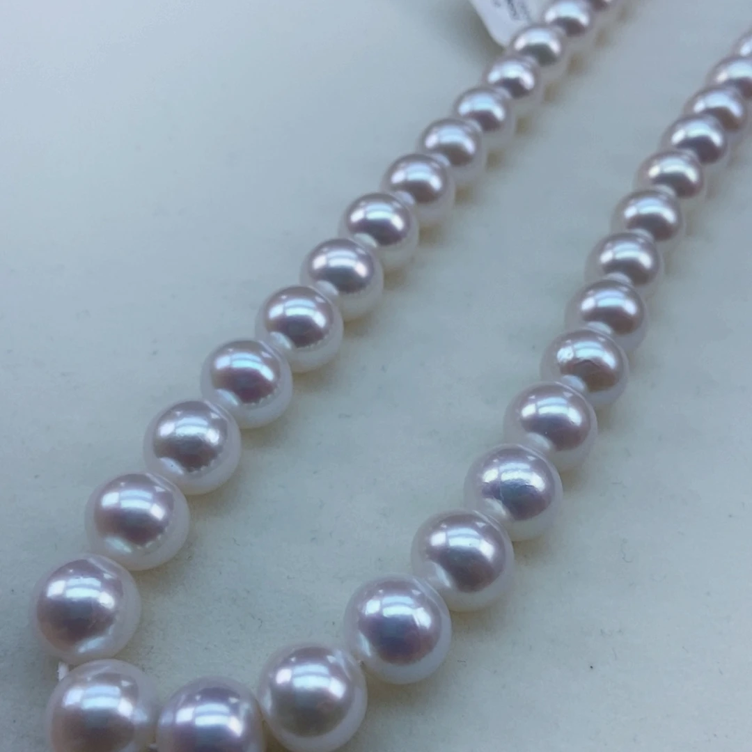 9/11极强光几乎无暇超亮毕业淡水珍珠银S925镶嵌