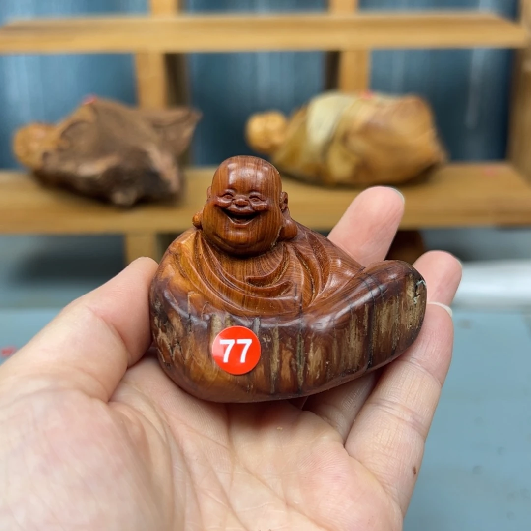 白***水木崖柏木摆件手把件，