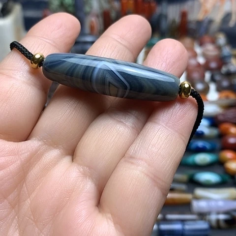 玛瑙/玉髓合金颈饰