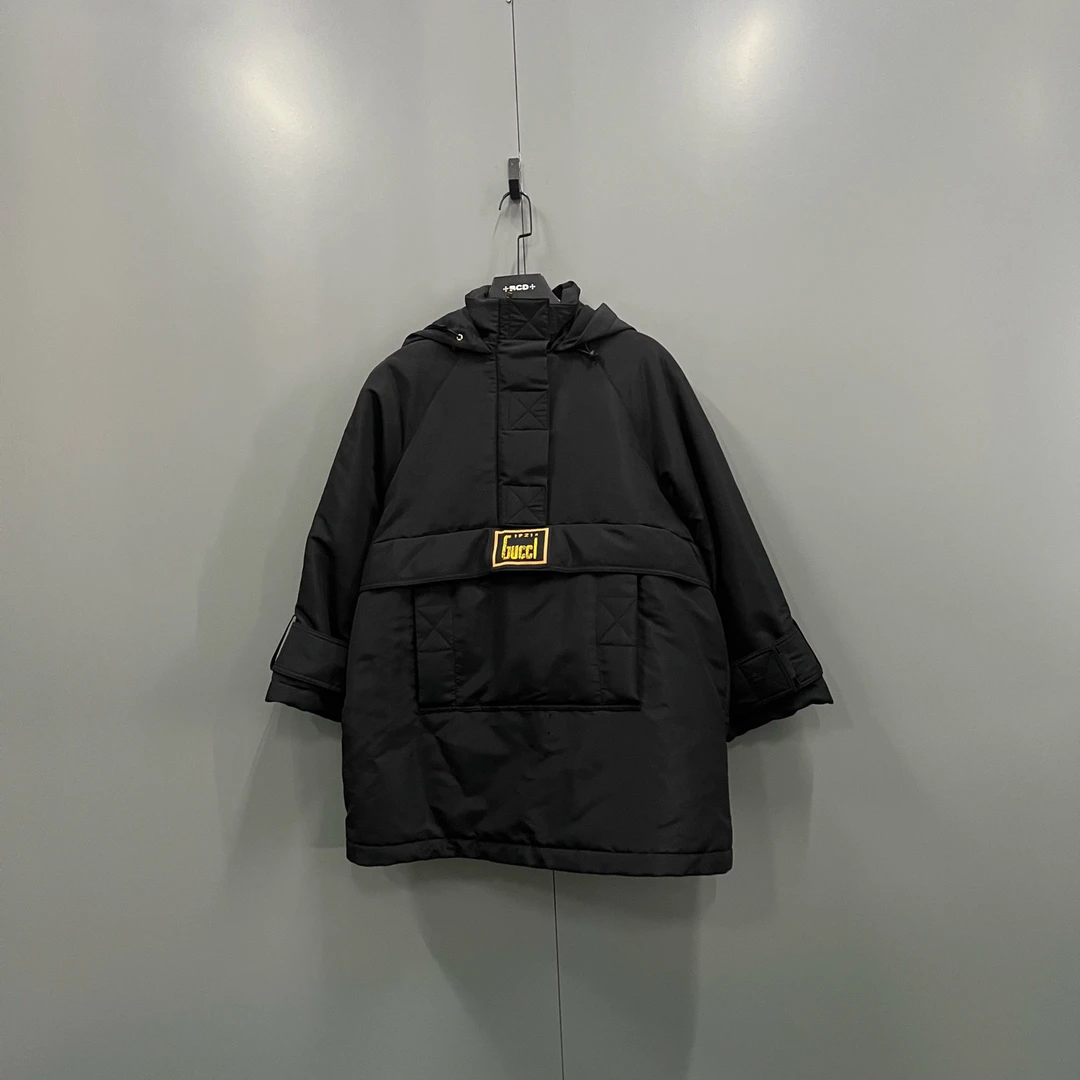 未使用 GUCCI/古驰 j2/金线刺绣logo连帽夹克 38码/610267