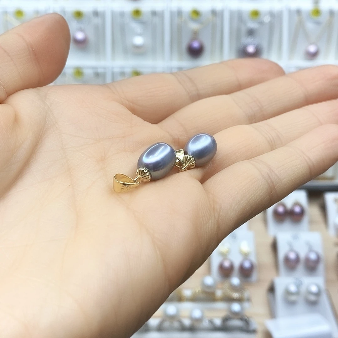 淡水珍珠吊坠(不含链)未镶嵌