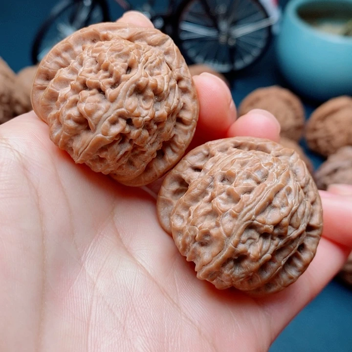 把件文玩核桃白狮子37全品福利