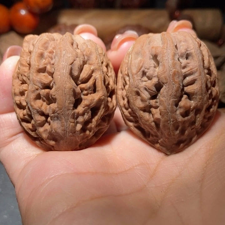 把件文玩核桃东北楸子小雪1