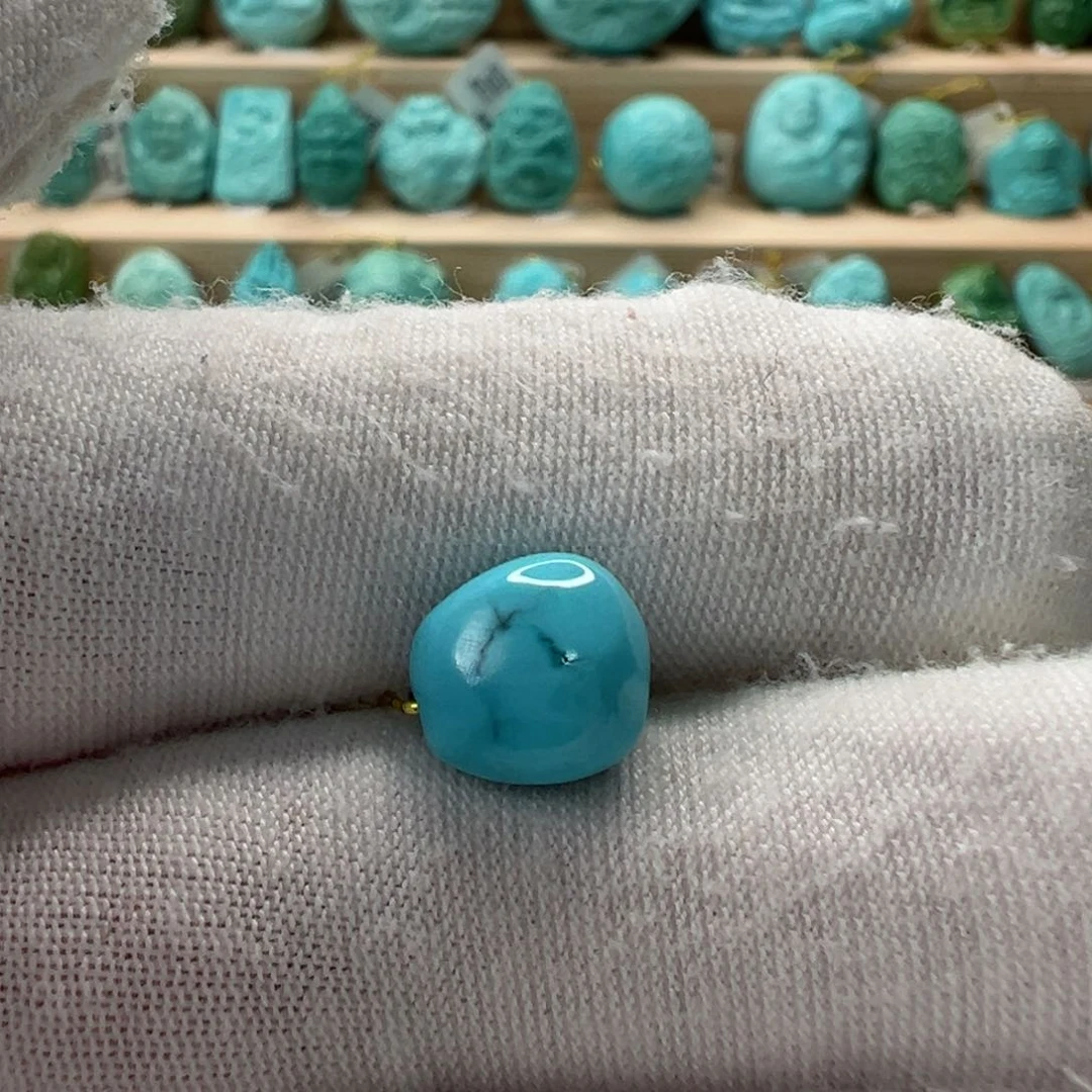 未镶嵌绿松石随形8.8mm