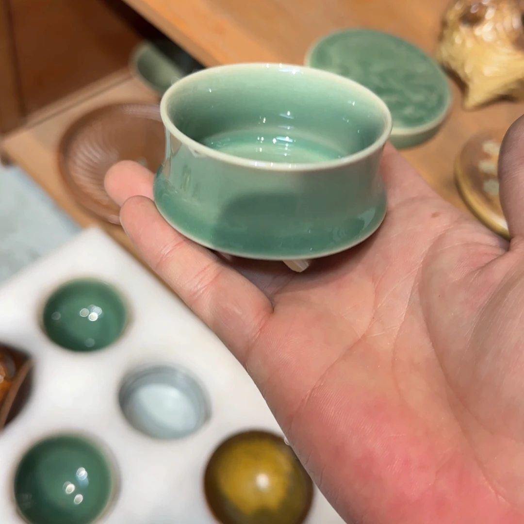 小金茶具青瓷茶器