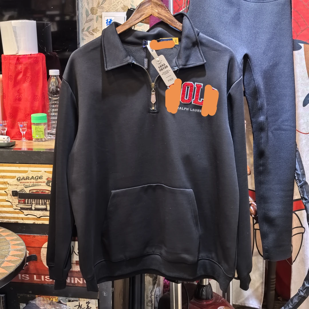 断码仅一件L半拉链翻领半拉卫衣