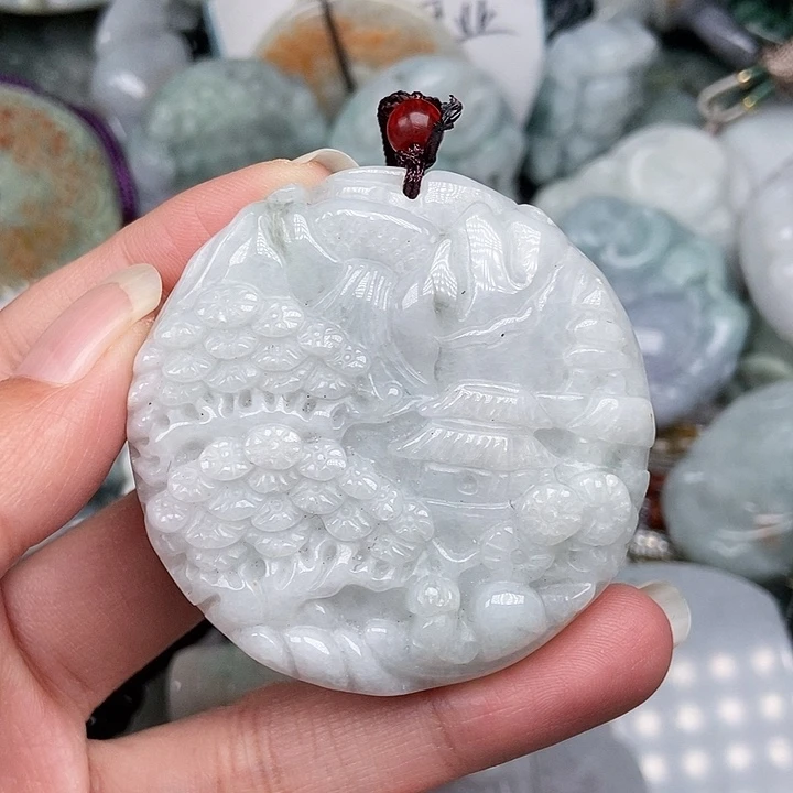 颈饰未镶嵌翡翠翡翠