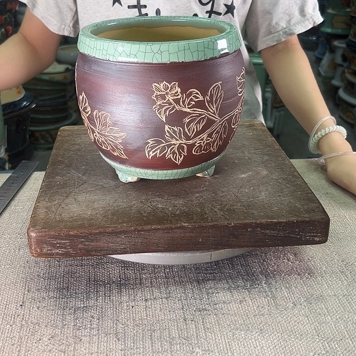 泳坤堂石湾盆陶瓷