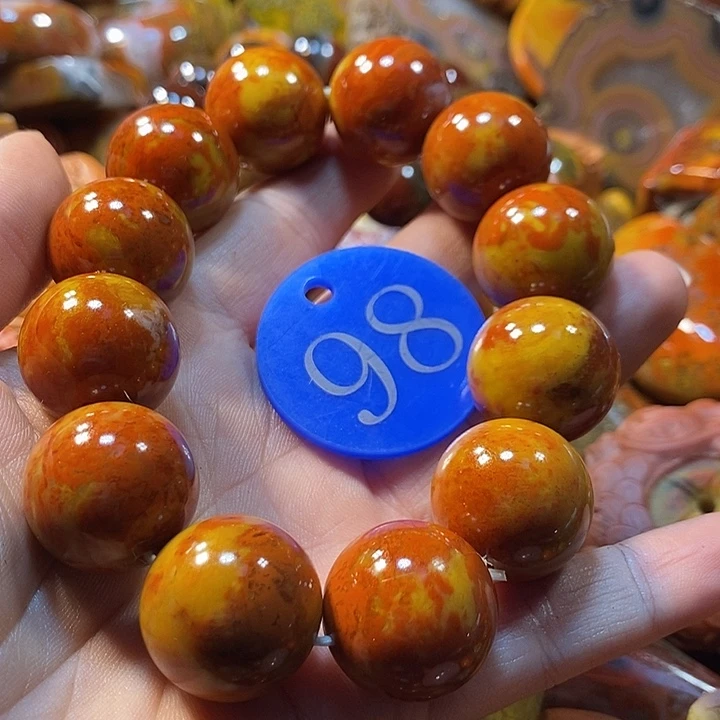 大***阳玛瑙/玉髓未镶嵌手链