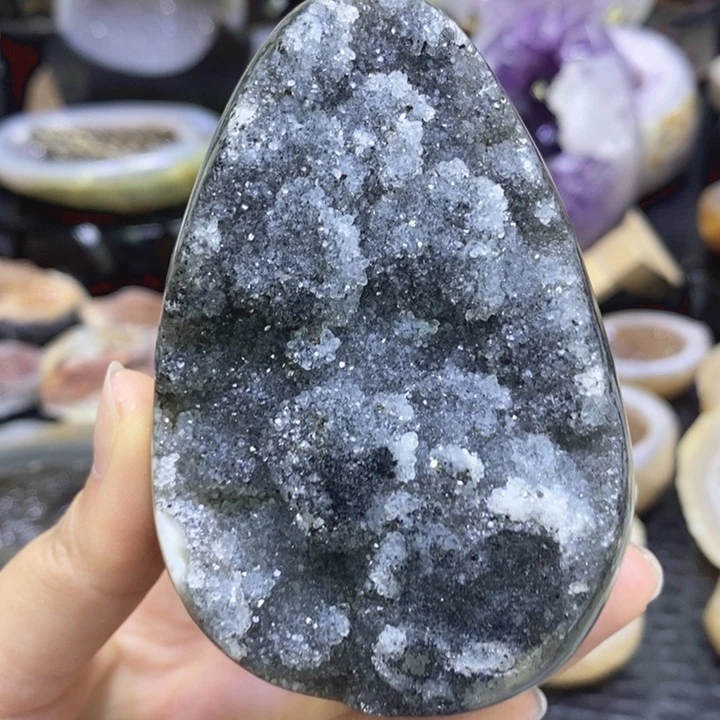 紫晶珠宝半成品未镶嵌绿软蛋