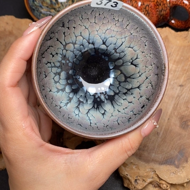 茶盏建窑建盏主人杯373微瑕