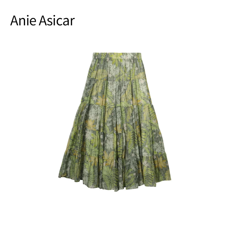 Y1126 2025夏季新款气质显瘦小众半身裙