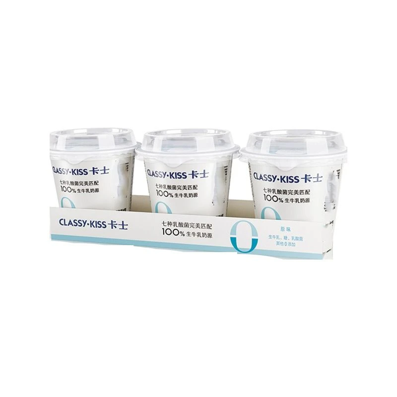 卡士 0添加原味风味发酵乳 110g*3杯/包
