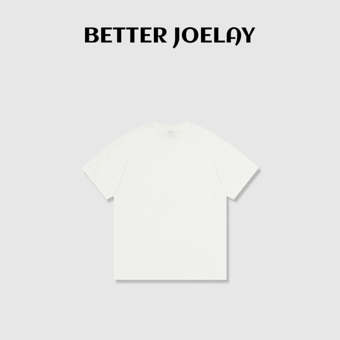 BETTER JOELAY-大版【卡普的清晨】百搭纯色宽松T恤短袖休闲KH1370