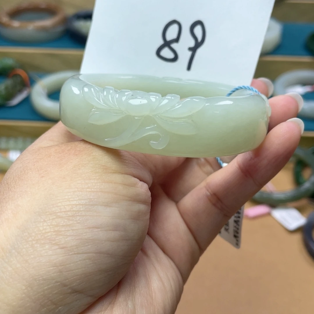 未镶嵌手镯和田玉圈口56