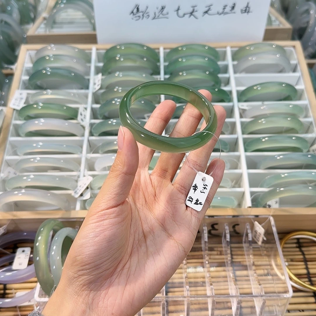 玛瑙/玉髓未镶嵌手镯圈口