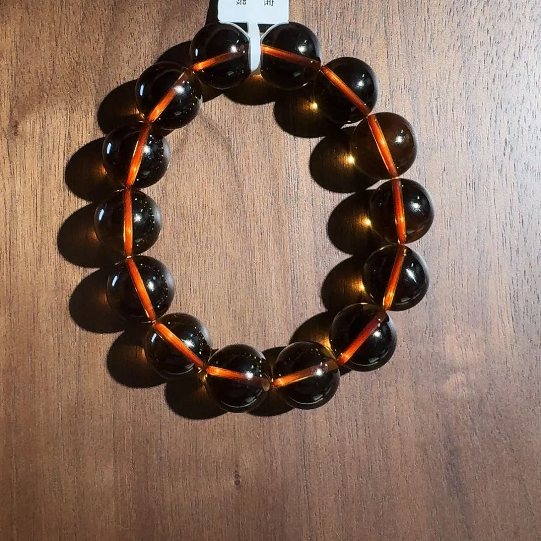 水晶手串未镶嵌肥***鱼天然水晶手串