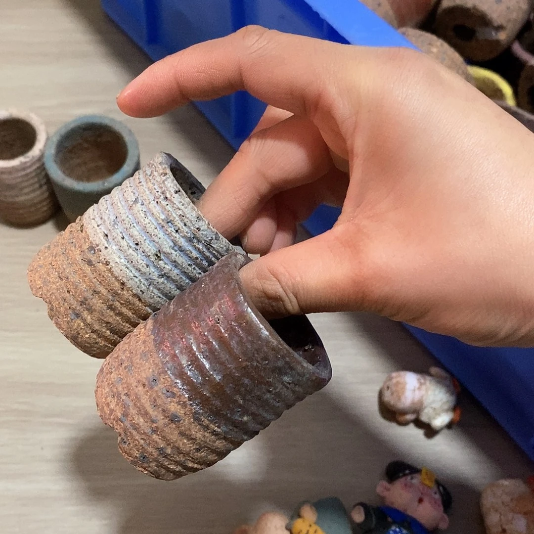 红陶处理的，处理