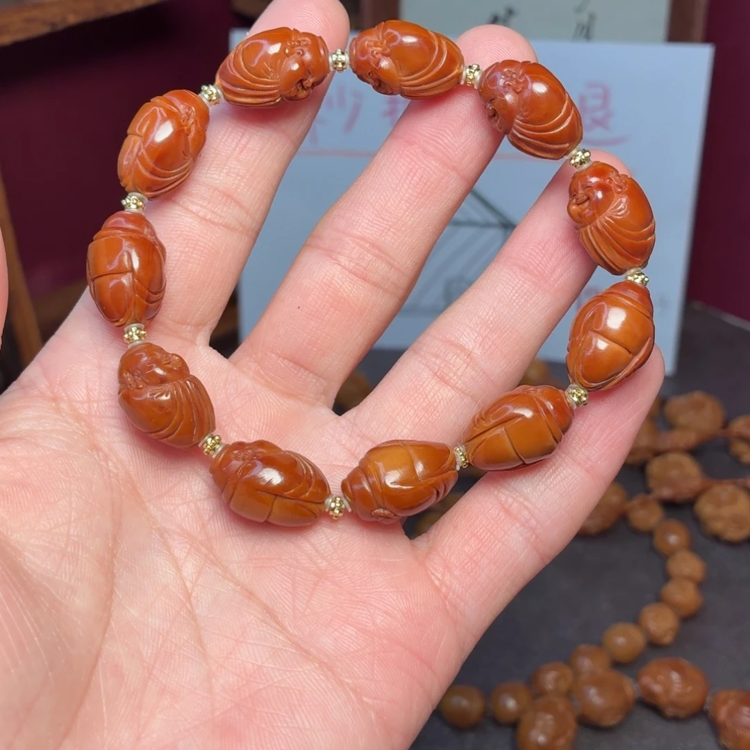 橄榄核手串小阿福