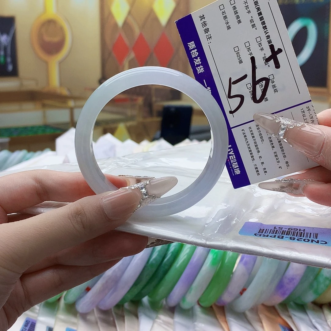 翡翠未镶嵌手镯nn