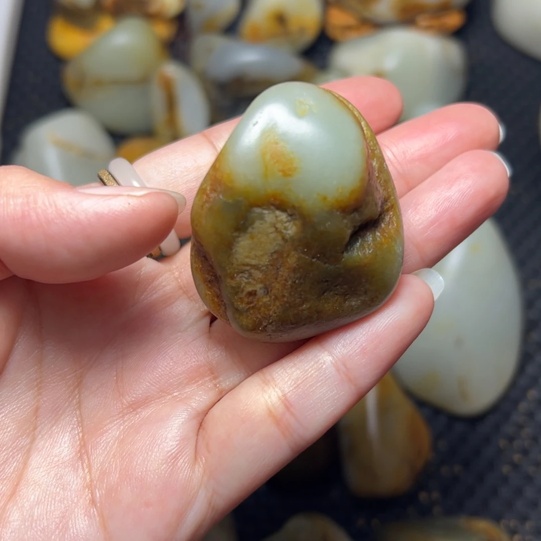 和田玉未镶嵌挂件36