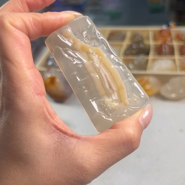 玛瑙/玉髓吊坠(不含链)未镶嵌